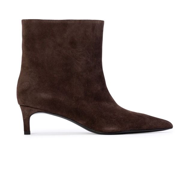 ブラックスエードスタジオ レディース シューズ ブーツ・レインブーツ BLACK SUEDE STUDIO Trina 50 Suede Boot Women Dark Brown Suede ブラウ