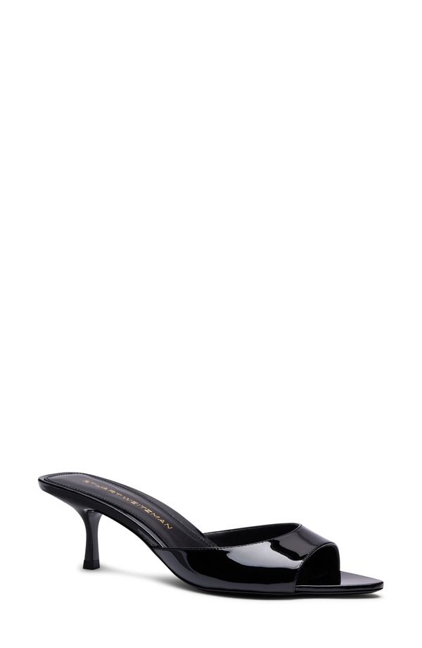 スチュアート ワイツマン レディース シューズ ヒール Stuart Weitzman Lexington Mule 50 Women BLACK PATENT ブラック