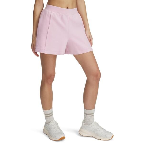アンダーアーマー レディース ボトムス カジュアルパンツ ショートパンツ フリース Under Armour Womens Fleece Jogger Shorts Pink ピンク