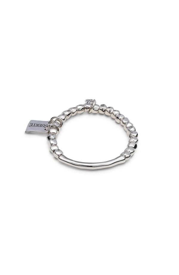 ウノデ 50 レディース アクセサリー ブレスレット・バングル・アンクレット UNODE50 Bead Bracelet with Tubular Piece and SilverPlated Pla