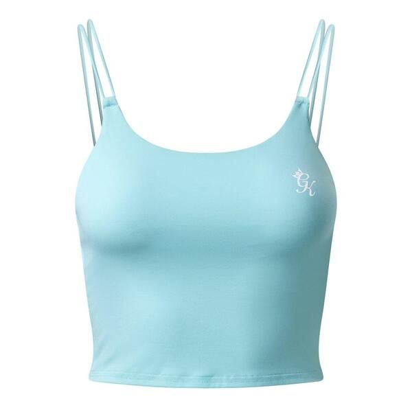 ジムキング レディース トップス シャツ Gym Kingym King 365 Long Line Tank Pale Turquoise Pale Turquoise ターコイズ
