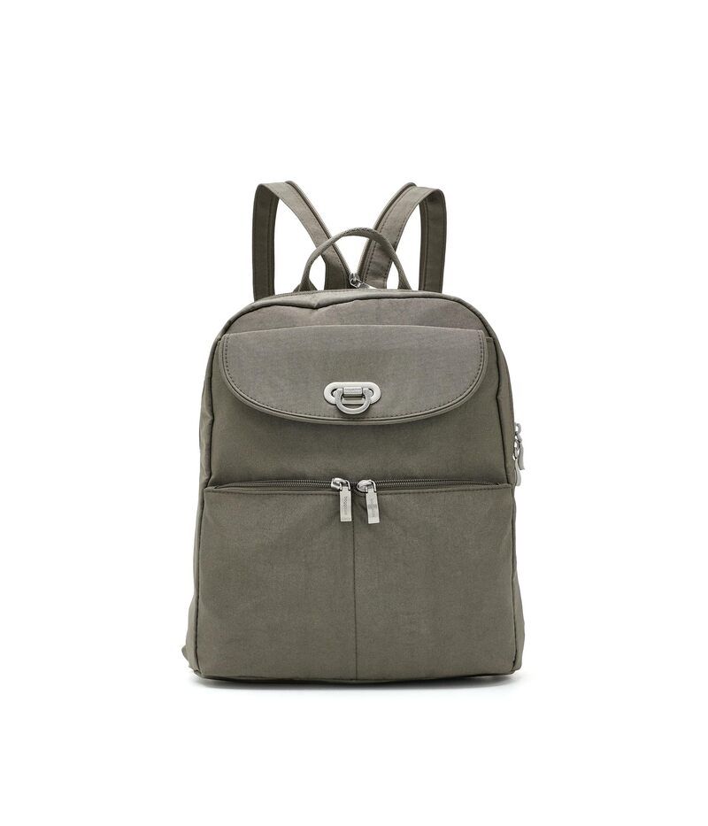 バッガリーニ レディース バッグ バックパック・リュックサック Baggallini Coastal Flip Lock Day Pack Sterling Shimme