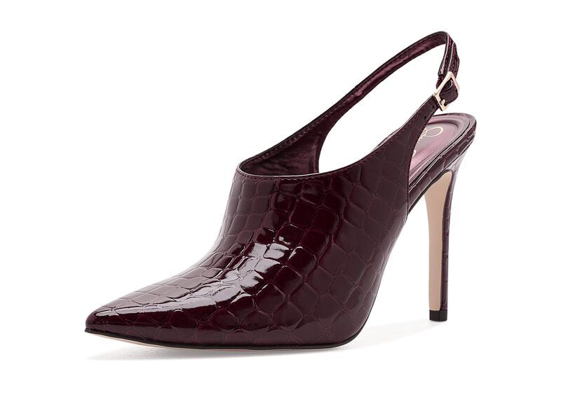 ジェシカシンプソン レディース シューズ ヒール Jessica Simpson Pavie Pointed Toe Higheels Mule Cherry Mahogany