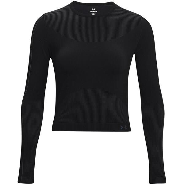 アンダーアーマー レディース トップス Tシャツ Under Armour Womens Rush Seamless Long Sleeve Performance TShirt Black ブラック