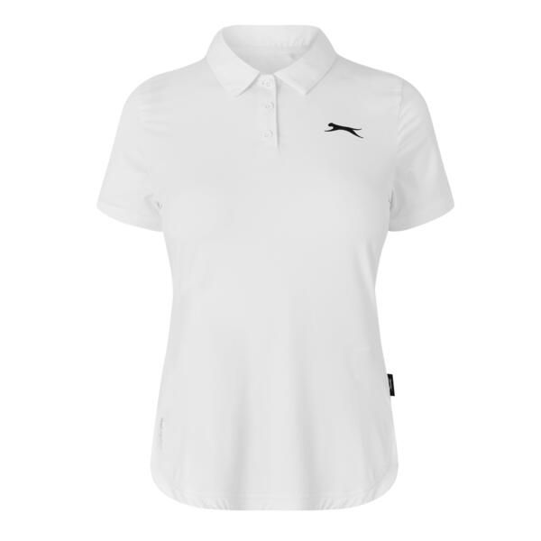スラセンジャー レディース トップス ポロシャツ Slazenger Court Polo Shirt Womens White ホワイト