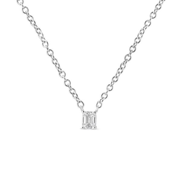 ハウスオブブリリアンス レディース アクセサリー ネックレス・チョーカー レース Haus of Brilliance 14K White Gold 15 Cttw Emerald Shape Sol