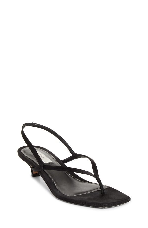 トーテム レディース シューズ サンダル TOTEME Slingback Sandal Women BLACK ブラック