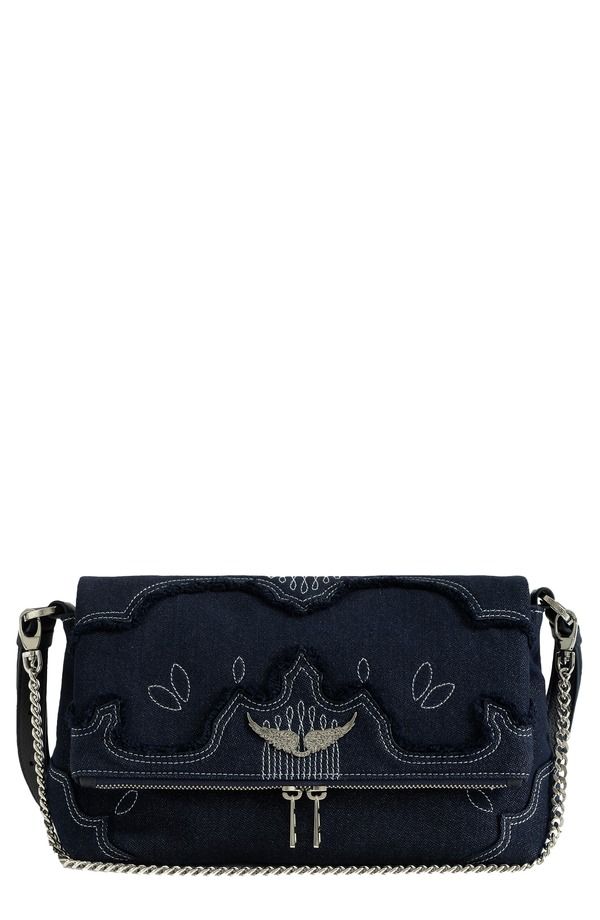 ザディグ エ ヴォルテール レディース バッグ デニム Zadig Voltaire Rocky II Denim Crossbody Bag SILENT デニム 97,790円