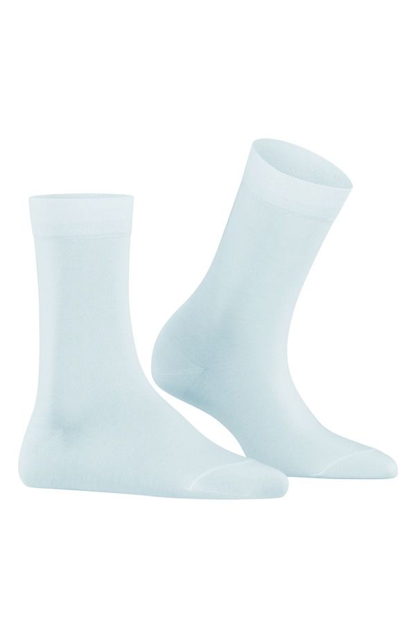ファルケ レディース アンダーウェア 靴下 コットン Falke Cotton Touch Socks LIGHT BLUE ブルー