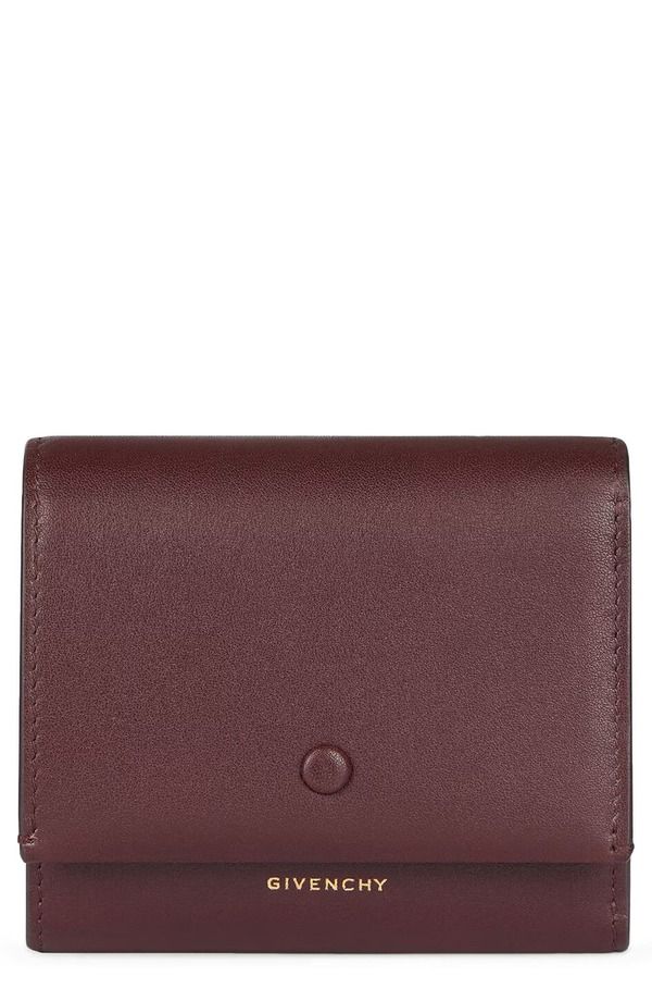ジバンシー レディース バッグ ミニ レザー Givenchy Mini Day Leather Trifold Wallet BURGUNDY バーガンディ