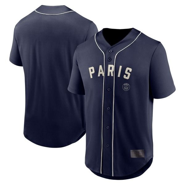 ファナティクス メンズ トップス シャツ ジャージー Mens Fanatics Navy ParisaintGermain Oversized Baseball Jersey Navy ネイビー 20,790円