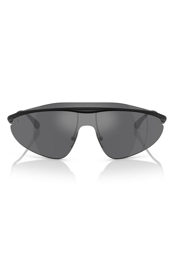 スクーデリア フェラーリ レディース アクセサリー サングラス・アイウェア Scuderia Ferrari 140mmirro red Irregular Sunglasses MATTE BLAC