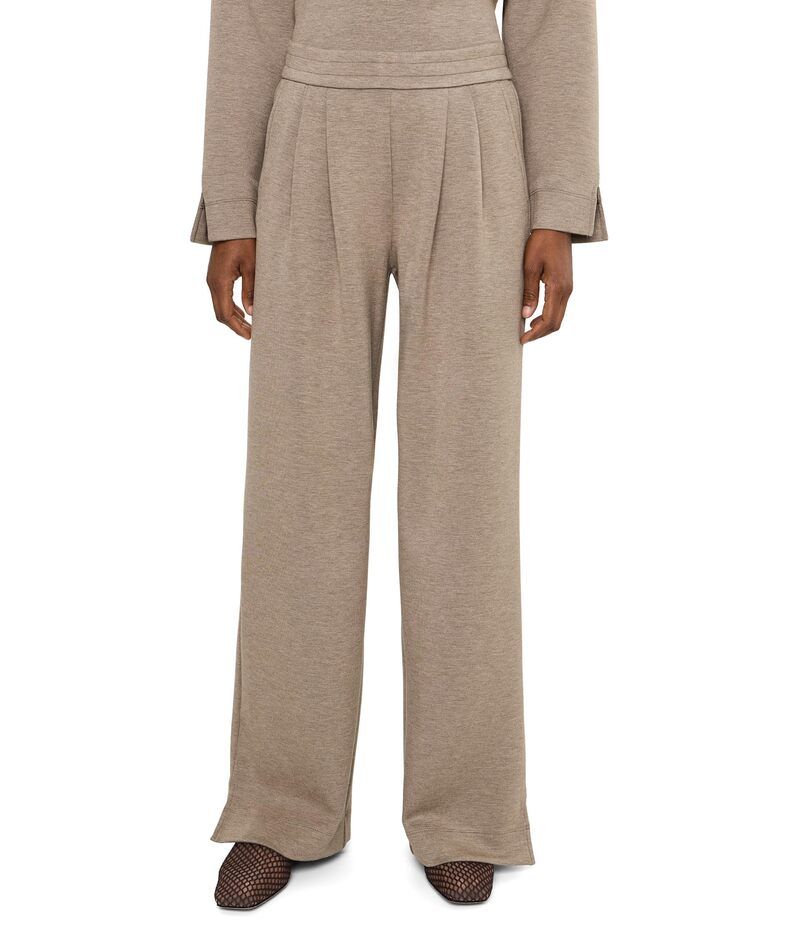 リヴァプール ロサンゼルス レディース ボトムス カジュアルパンツ ワイドレッグ プリーツ Liverpoolos Angeles MidRise PullOn Pleated Wide Leg Pa