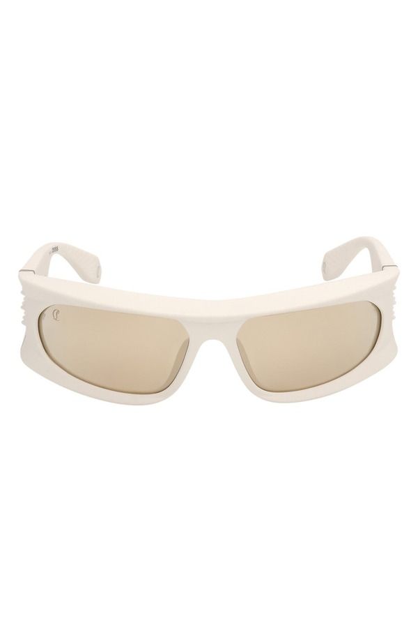 クリスチャン・ルブタン レディース アクセサリー サングラス・アイウェア Christian Louboutin 64mm Geometric Sunglasses WHITE GOLD ZEISS