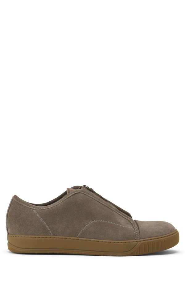 ランバン メンズ シューズ スニーカー スエード Lanvin Dbb1 Suede Zip Sneakers Big Khaki カーキ