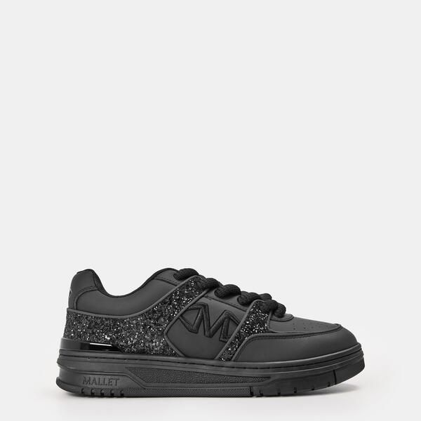 マレット メンズ シューズ スニーカー Mallet Mens Clayton LowTop Trainers Black Spark ブラック