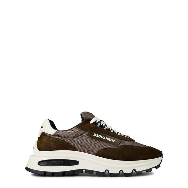 ディースクエアード メンズ シューズ スニーカー DSquared2 Run Ds2 Trainers Khaki カーキ