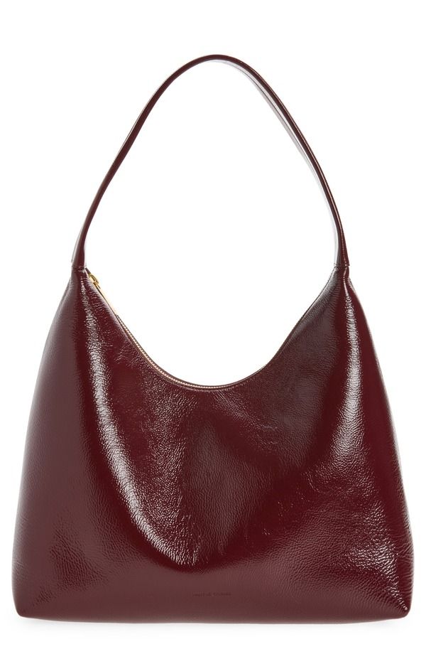 マンサーガブリエル レディース バッグ スエード Mansur Gavriel Candy Suede Hobo Bag CLARET