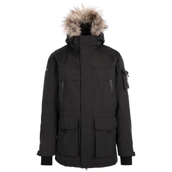 トレスパス メンズ アウター ジャケット・ブルゾン Trespass Pillaton Ski Jacket Black ブラック