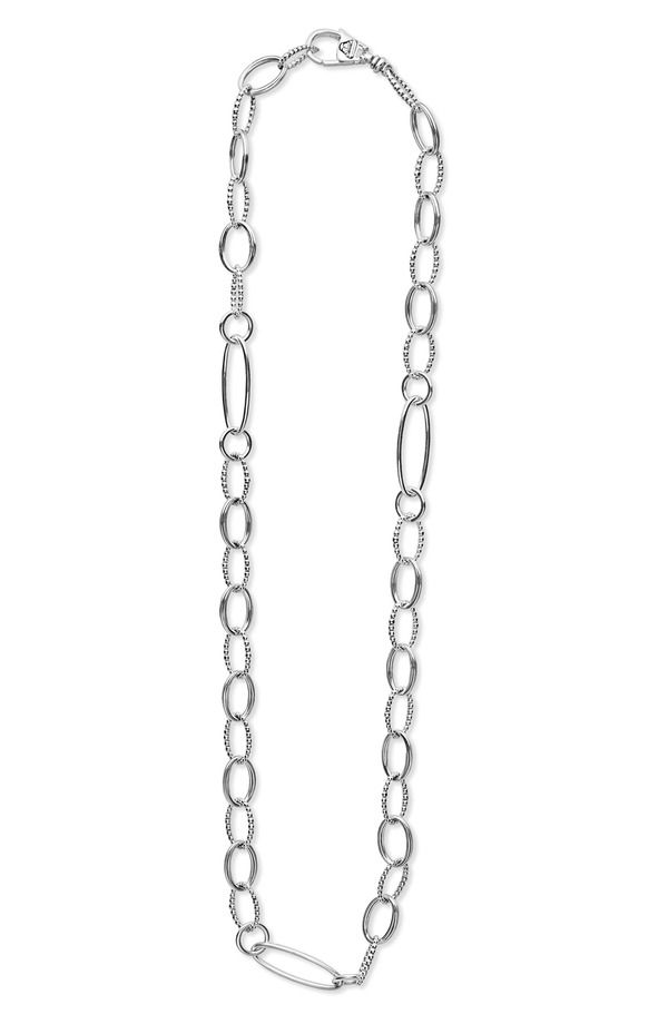 ラゴス レディース アクセサリー ネックレス・チョーカー レース LAGOSignature Caviar Link Necklace SILVER シルバー