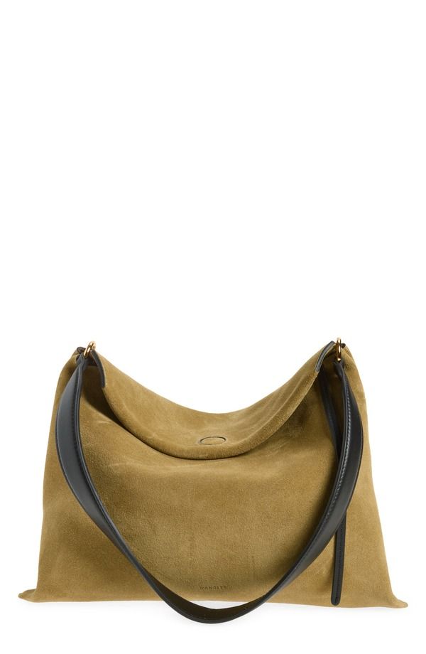 ワンドラー レディース バッグ スエード Wandler Small Penelope Slouch Suede Shoulder Bag KHAKI SUEDE BLACK ブラック
