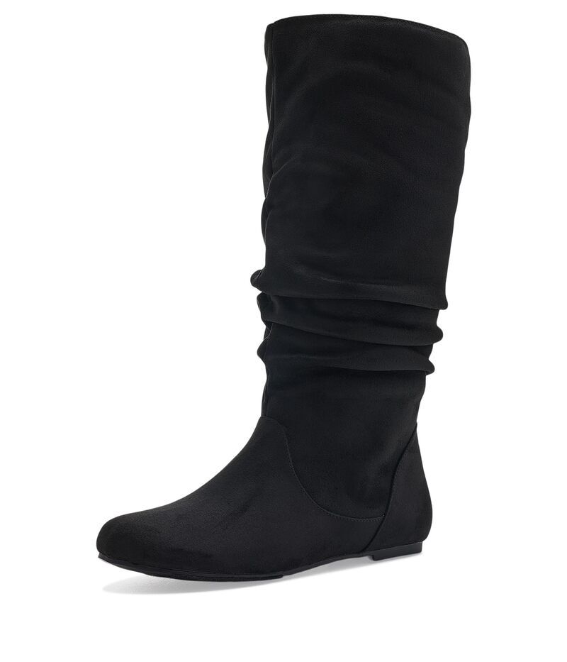 ジュルネ コレクション レディース シューズ ブーツ・レインブーツ Journee Collection JAYNEXWC Black Suede ブラック