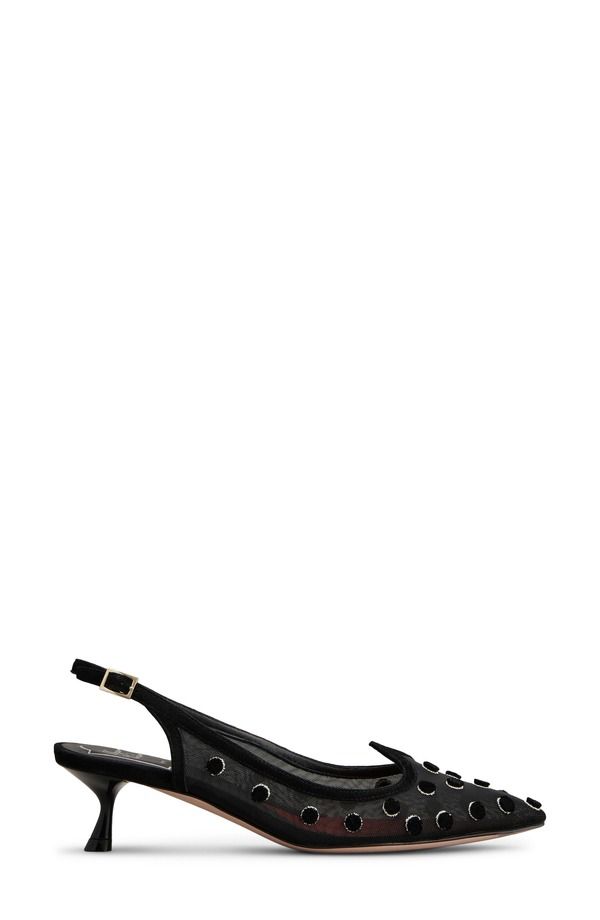 ロジェ・ヴィヴィエ レディース シューズ パンプス ドット柄 ドット Roger Vivier I Love Polka Dot Slingback Pump NERO ドット