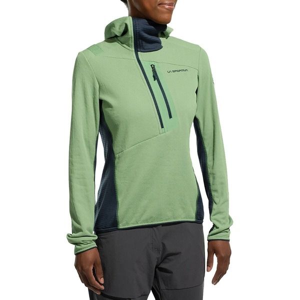 ラスポルティバ レディース アウター ジャケット・ブルゾン パーカー La Sportiva Big Wall Pullover Hoodie Womens Aspen GreenNight Sky
