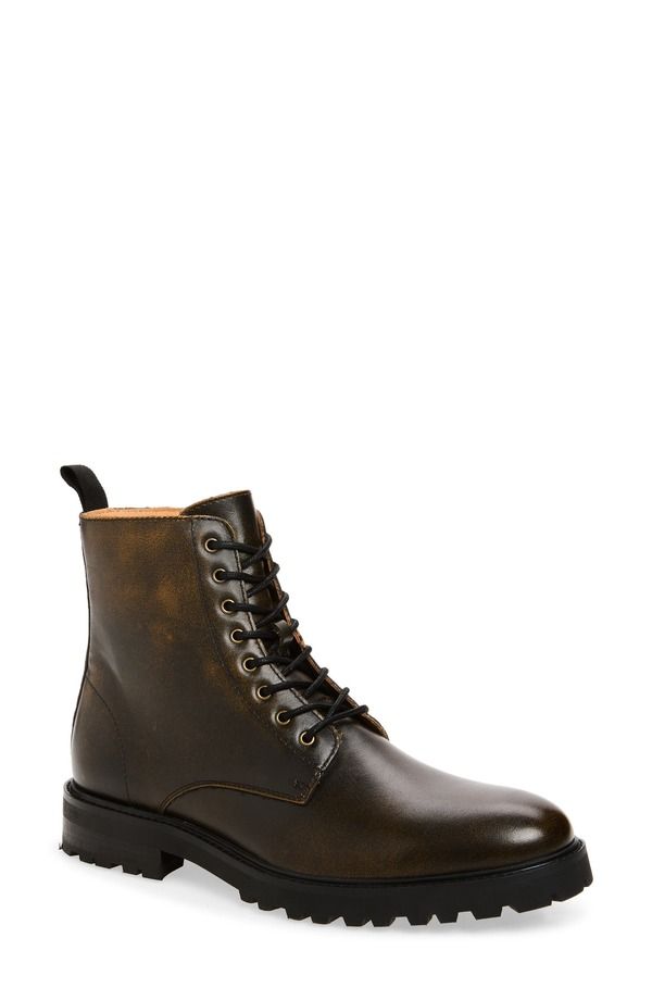 オープンエディット メンズ シューズ ブーツ・レインブーツ Open Edit Ludlow Combat Boot Men DISTRESSEDARK BROWN ブラウン 20,866円