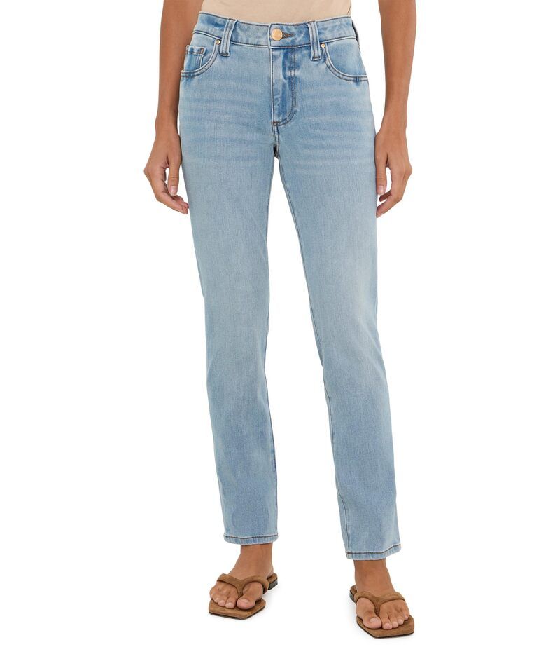 カットフロムザクロス レディース ボトムス デニムパンツ ストレート プチ Kut From The Kloth Petite Stevie MidRise Straight Leg 5 Pocket