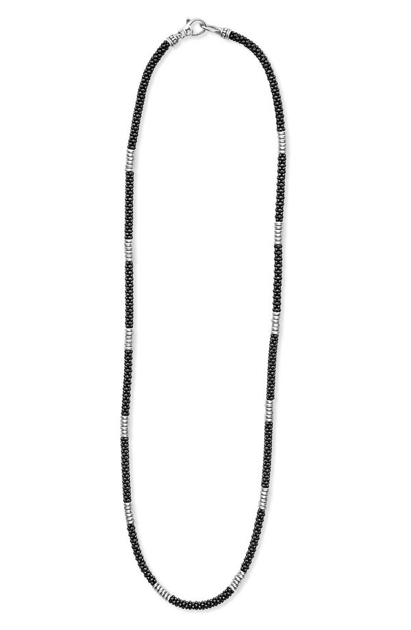 ラゴス レディース アクセサリー ネックレス・チョーカー レース LAGOS Black Caviar Ceramic Stationecklace BLACK ブラック
