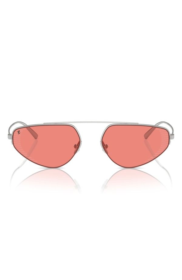 スクーデリア フェラーリ レディース アクセサリー サングラス・アイウェア Scuderia Ferrari 58mm Irregular Sunglasse sILVER RED レッド