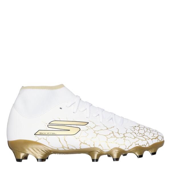 スケッチャーズ メンズ シューズ ブーツ・レインブーツ SkechersKX_15 High Academy Firm Ground Football Boots WhtBlkGld 15,606円