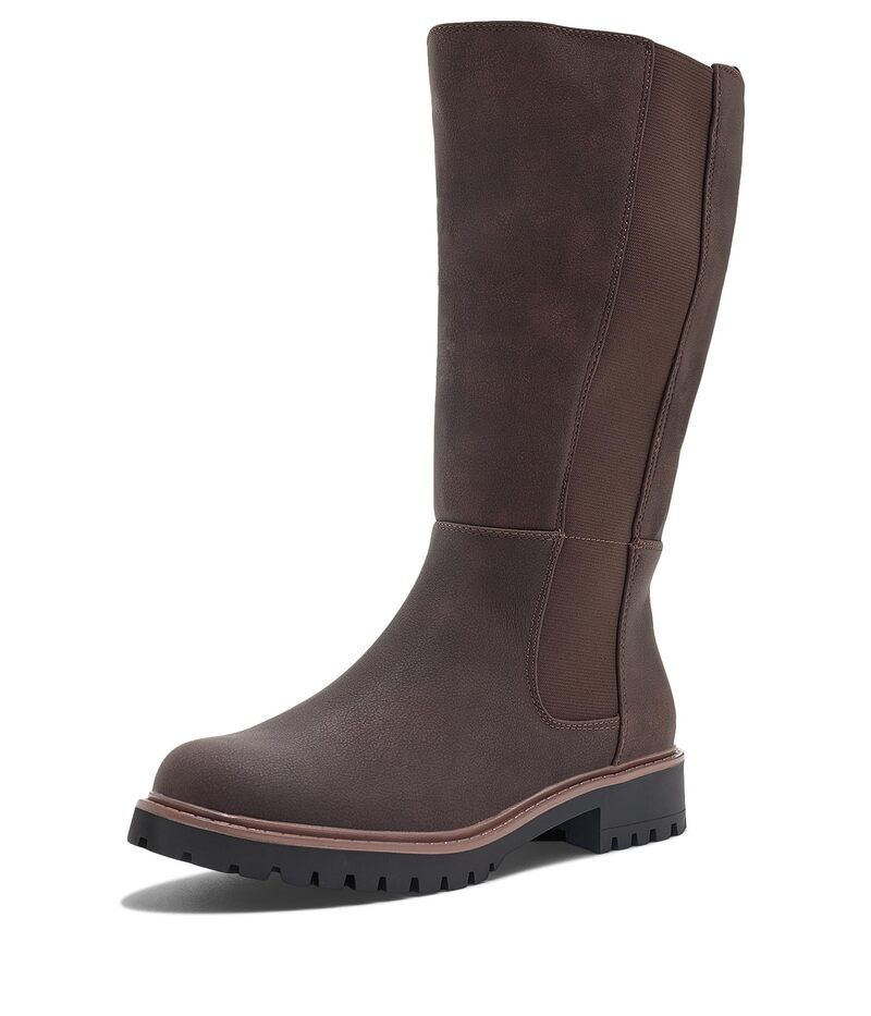 ジュルネ コレクション レディース シューズ ブーツ・レインブーツ Journee Collection Brandi Extra Wide Calf VintageChocola