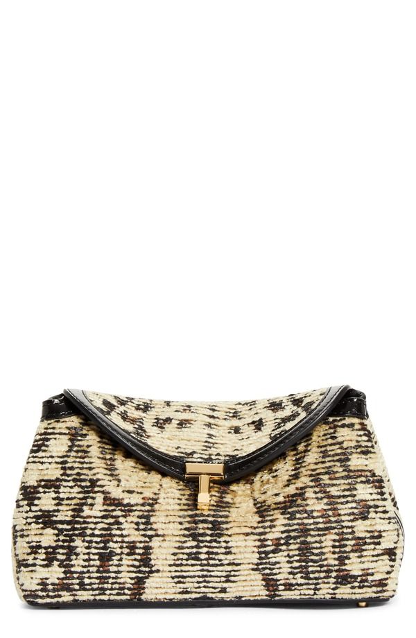トーテム レディース バッグ ミニ TOTEME Mini TLock Paisley Jacquard Clutch RYE BLACK ブラック