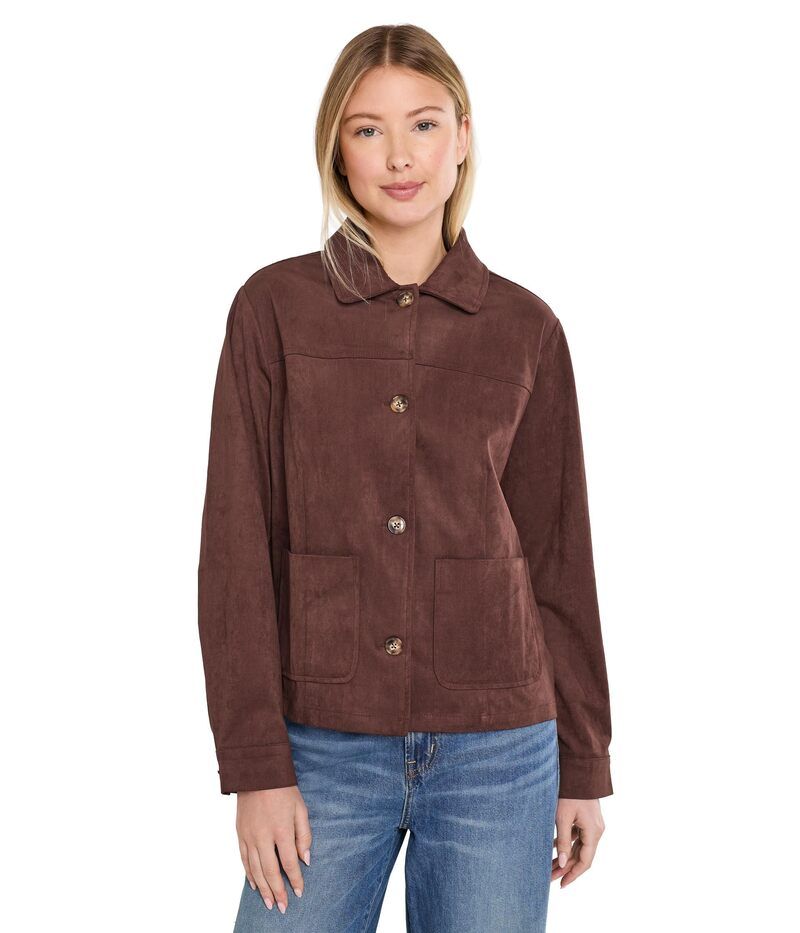 カットフロムザクロス レディース アウター コート ジャケット Kut From The Kloth Dakota Button Front Jacket Chocolate チョコレート