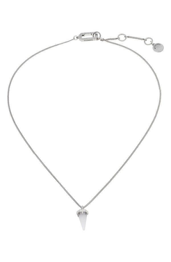 オールセインツ レディース アクセサリー ネックレス・チョーカー レース AllSaints Quartz Spike Pendant Necklace WHITE QUARTZ ホワイト