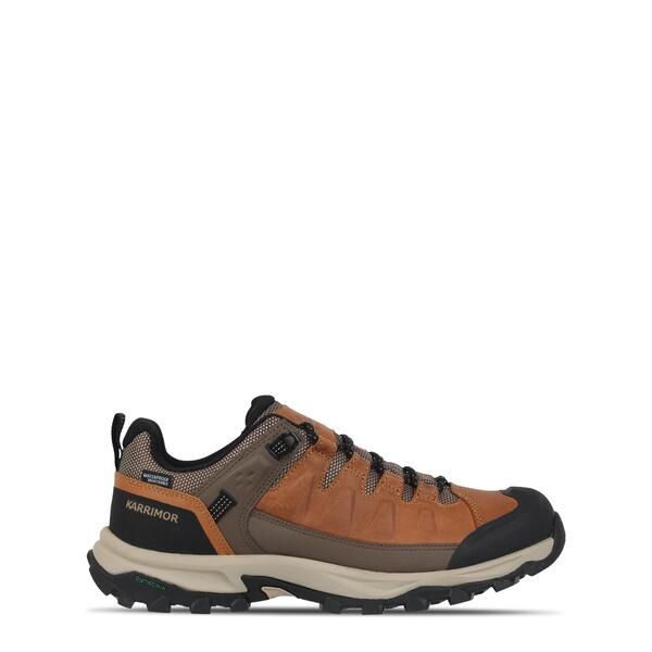 カリマー メンズ シューズ スニーカー レザー Karrimor Logan Leather Waterproof Walking Shoe Mens Brown ブラウン