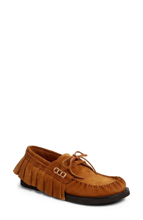 JWアンダーソン レディース シューズ スリッポン・ローファー フリル JW Anderson Ruffle Loafer Women CARAMEL