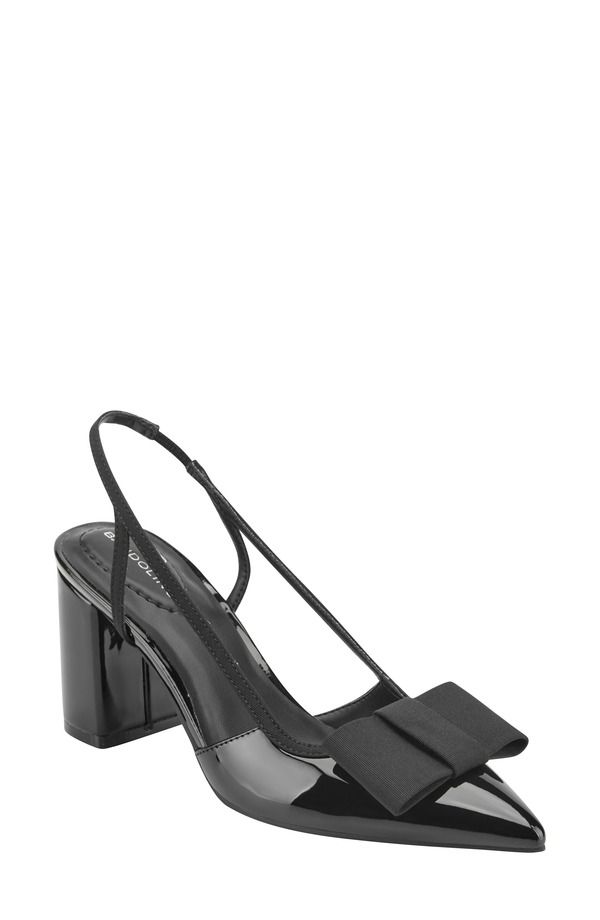 バンドリーノ レディース シューズ パンプス ヒール Bandolino Sanessa Slingback Block Heel Pump BLACK ブラック