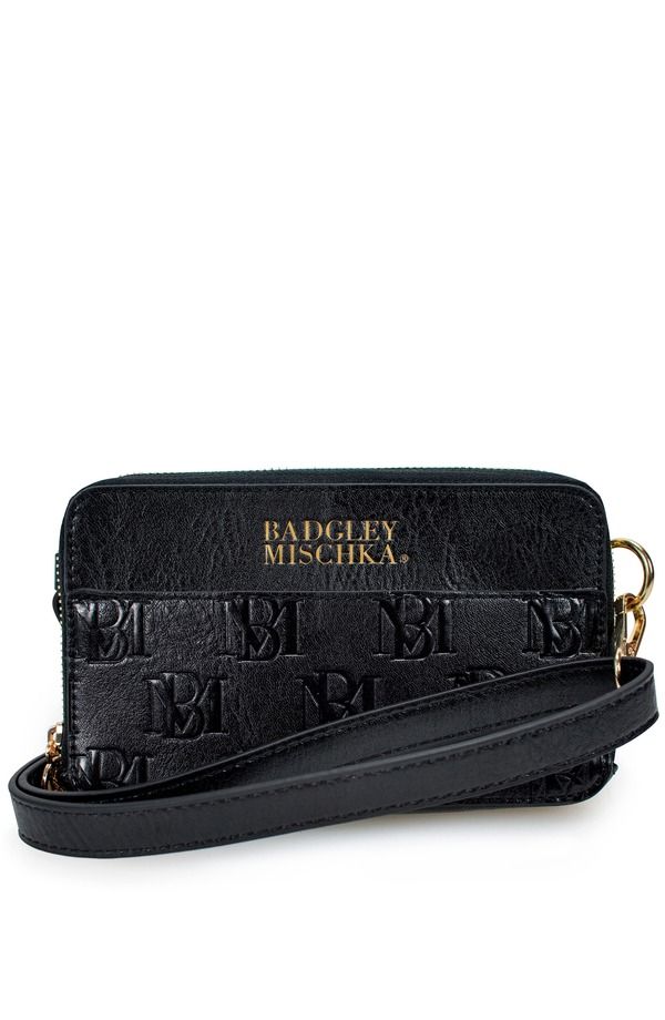 バッジェリーミシュカ レディース バッグ レザー BADGLEY MISCHKA Madalyn Vegan Leather Pouch Belt Bag Black ブラック