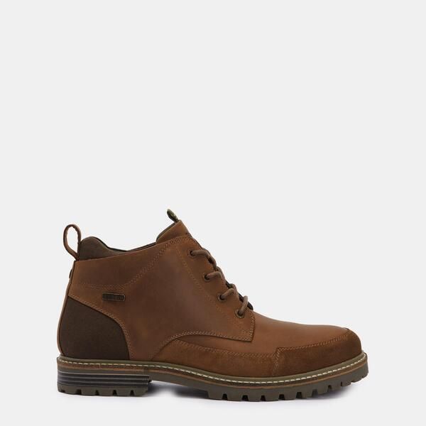 バブアー メンズ シューズ ブーツ・レインブーツ ダービー Barbour Quartz Derby Boots Timber Tan TA72 タン