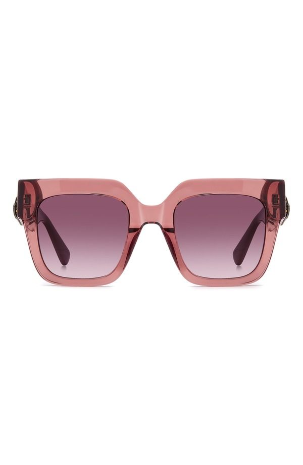 カートジェイガーロンドン レディース アクセサリー サングラス・アイウェア Kurt Geiger London 50mm Gradient Square Sunglasses CRYSTAL BUR