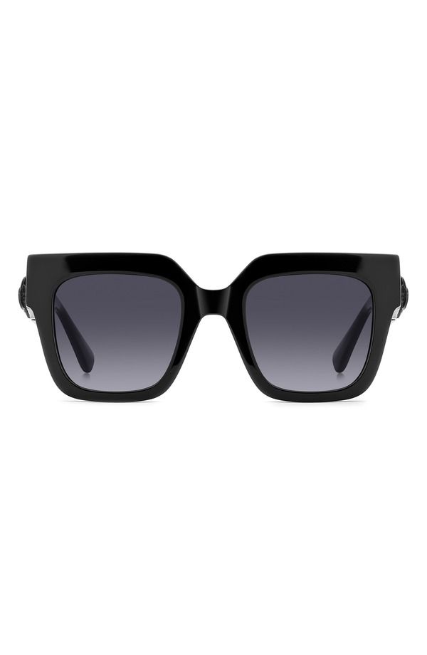 カートジェイガーロンドン レディース アクセサリー サングラス・アイウェア Kurt Geiger London 50mm Gradient Square Sunglasses BLACK DARK
