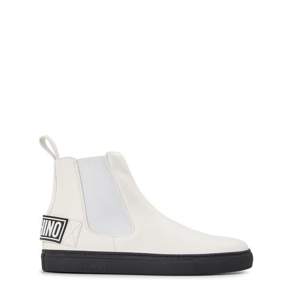 モスキーノ メンズ シューズ ブーツ・レインブーツ アンクル Moschino Mens Flat Ankle Boots Purple パープル 25,404円