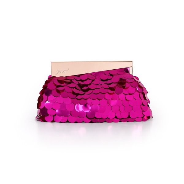 ジュウェルダグレイミシュカ レディース バッグ Jewel Badgley Mischka Edie Pouch Clutchot Pink ピンク