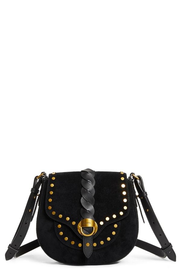 イザベル マラン レディース バッグ スエード Isabel Marant Small Altay Suede Shoulder Bag BLACK ブラック