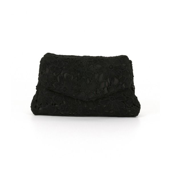 ジュウェルダグレイミシュカ レディース バッグ レース Jewel Badgley Mischka Darcy Crochet Lace Crossbody Black ブラック