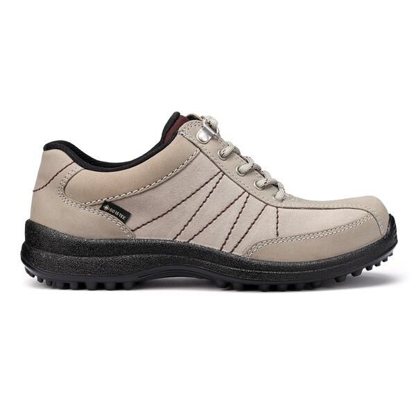 フーター レディース シューズ スニーカー Hotter Mist Wide Fit GoreTex Walking Shoes Flint Grey グレー
