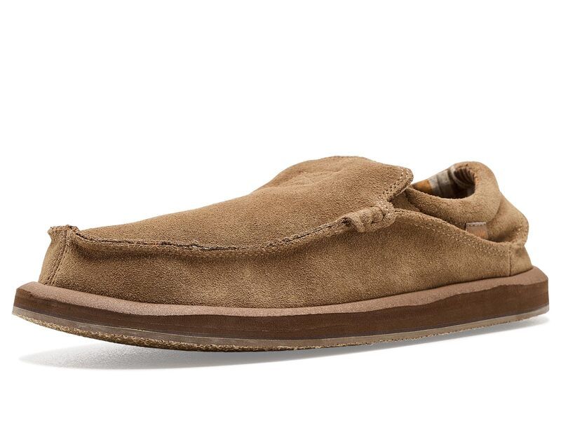 サヌーク メンズ シューズ スリッポン・ローファー レザー Sanuk Chiba Leather Tan タン